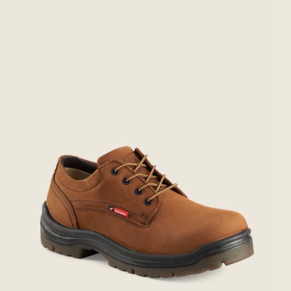 Red Wing Mens Oxford - King Toe® - Safety Toe - Brown - PNH278143